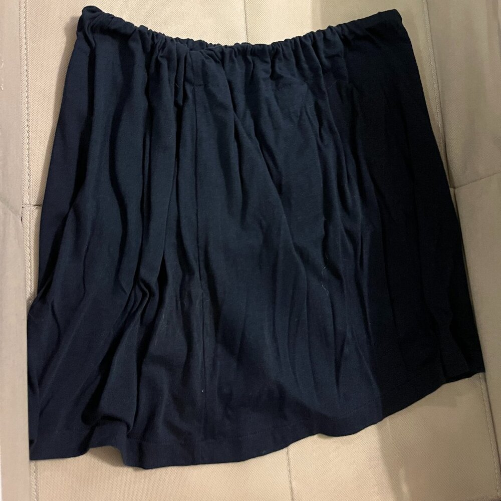Navy Blue Short Skirt